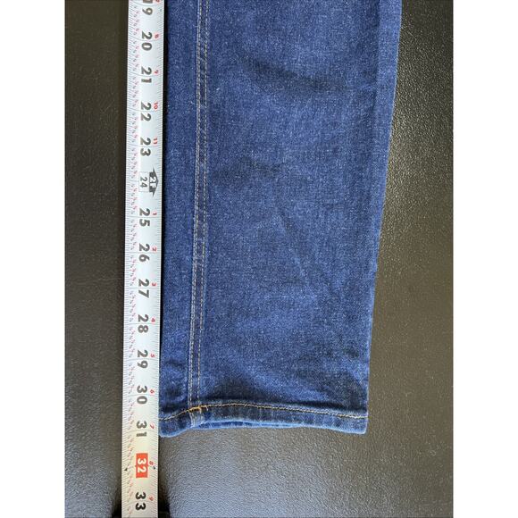 Boden Jeans Women's 8 Long Blue Girlfriend Dark Wash Straight 31" Inseam Preppy - Picture 13 of 14